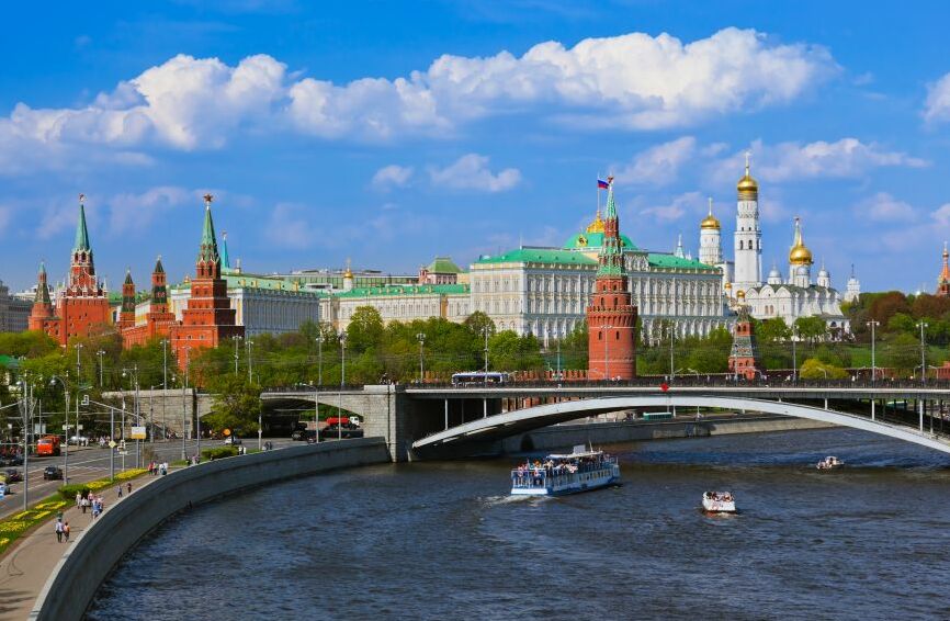 Картина на холсте Москва река, арт hd0960401
